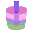 strawberry matcha theme icon