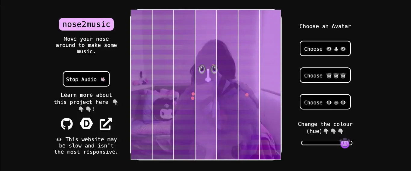 how nose2music looks now